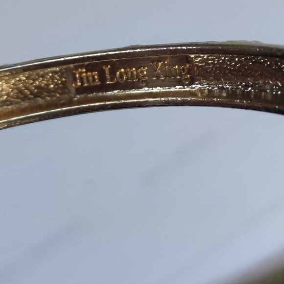 VINTAGE JIU LONG XING ENAMELED BRACELET .Very Good Condition. - Picture 3 of 6